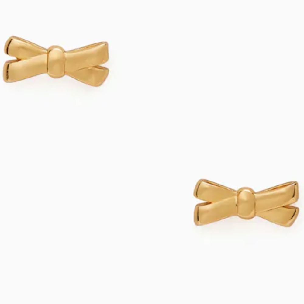 🆕 Kate Spade Double Bow Studs in Gold